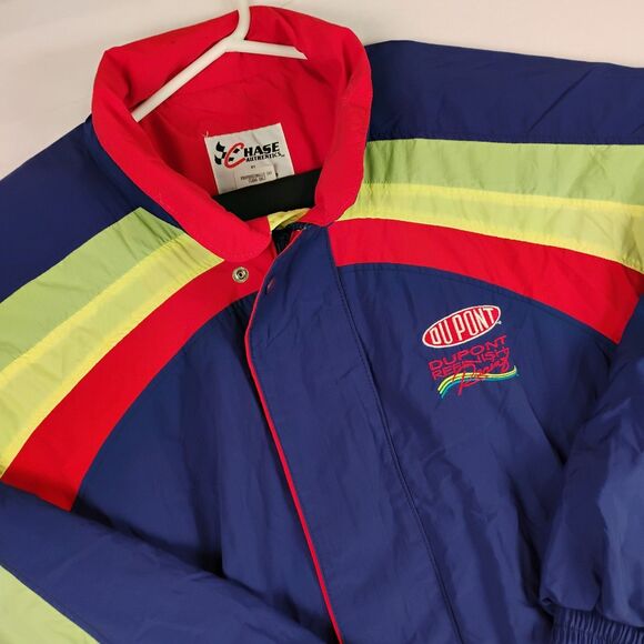 VTG NASCAR Jeff Gordon DuPont Racing Chase Authentics LS Jacket Mens L USA Made - Picture 2 of 11